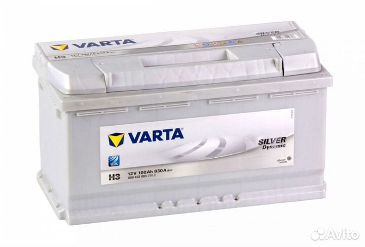 Аккумулятор 100 A/h Varta