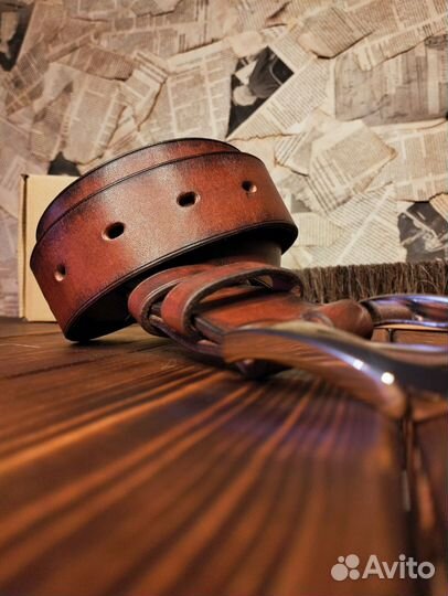 Ремень мужской из натуральной кожи