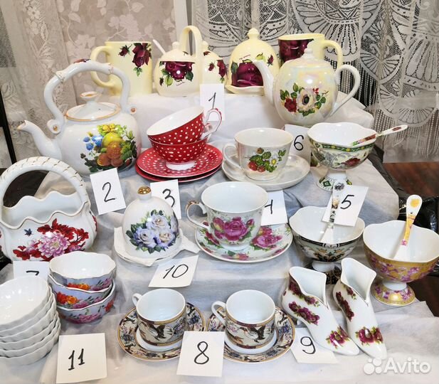 Фарфоровая, керамическая посуда