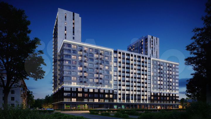 2-к. квартира, 73,9 м², 10/22 эт.