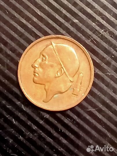 Монета Бельгии 50 сантимов 1955