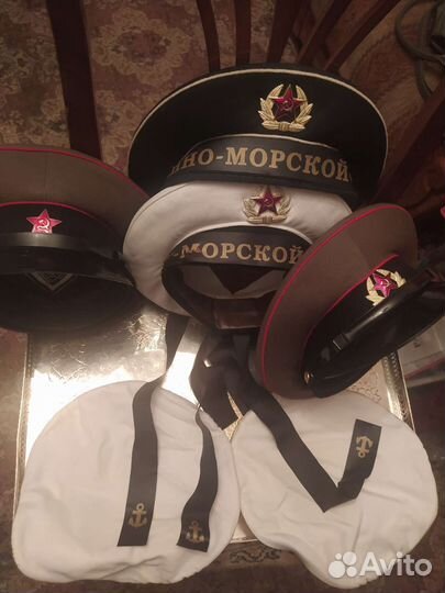 Военные, морские фуражки, береты, новые