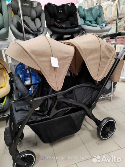 Новые коляски для двойни Lux Mom