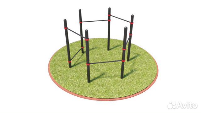 Турники уличные Т-009 D76 металл