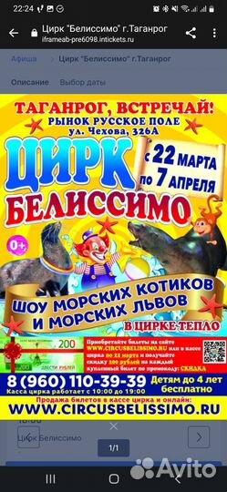 Билет в цирк