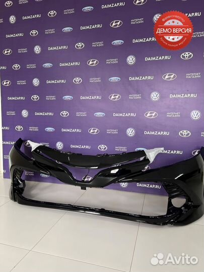 Бампер Передний Toyota Camry 70 (2018) черный 218