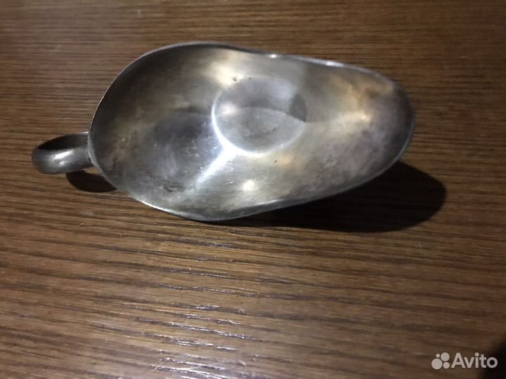 СССР Мельхиоровый Соусник, молочник