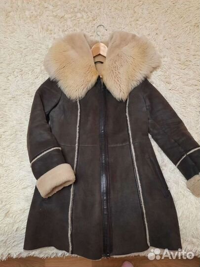 Дубленка натуральная женская 42 44