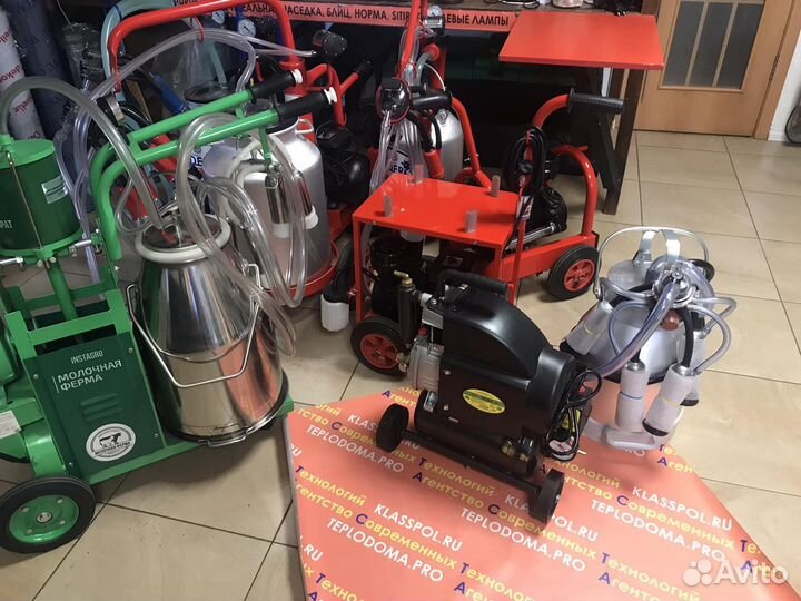 Доильный аппарат масляного типа мду-3В