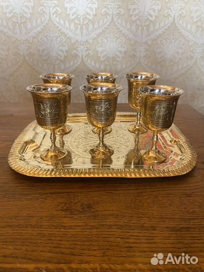 3 разных набора рюмок