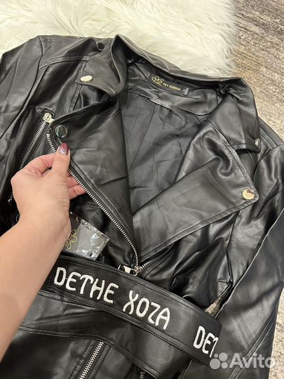 Куртка кожаная 44-46 новая