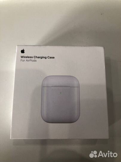 Кейс airpods 2 с возможностью беспроводной зарядки