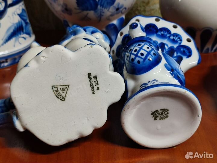 Посуда Гжель