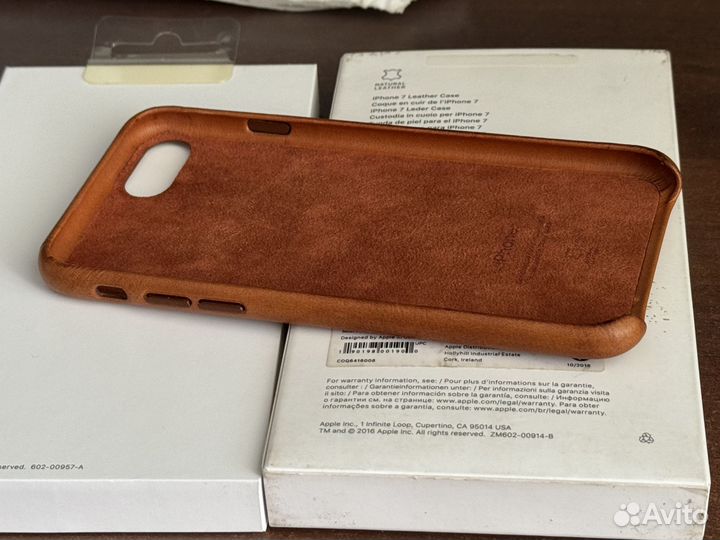 Чехол Накладка Apple Leather Case iPhone 7 / 8 / S