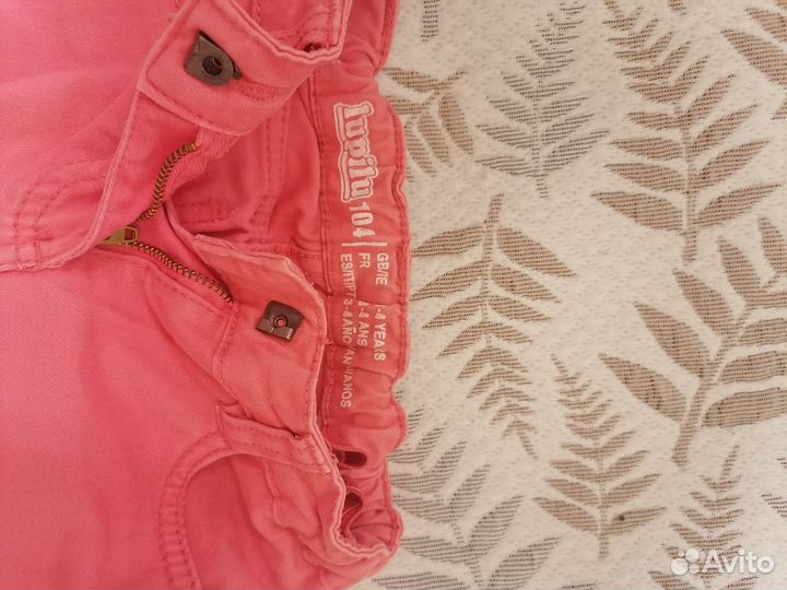 Джинсы для девочки 86