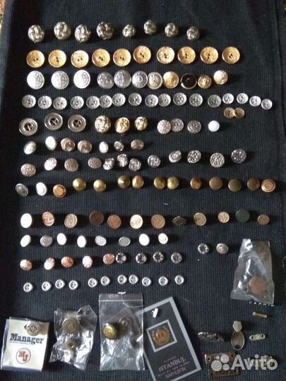 Пуговицы СССР металлические, деревянные