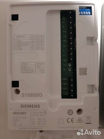 Rdg160t (арт.): Термостат комнатный для фэнкойлов