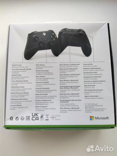 Джойстик для Xbox Series X/S Carbon Black Новый