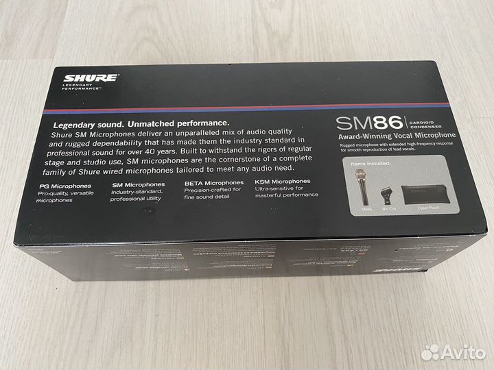 Новый микрофон Shure SM86