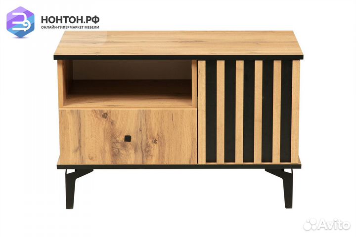 Тв-тумба Либерти 51.07 дуб вотан / черный