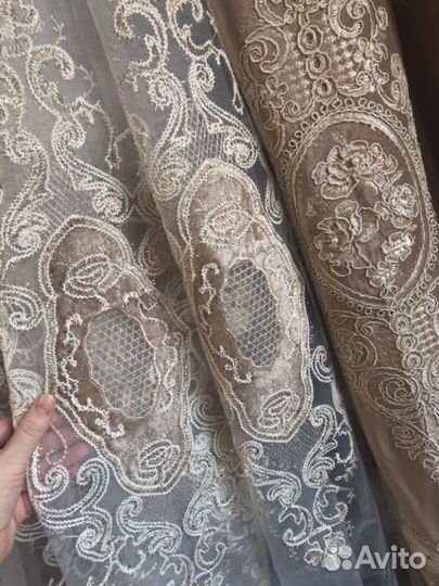 Тюль новый бархат 2,30м