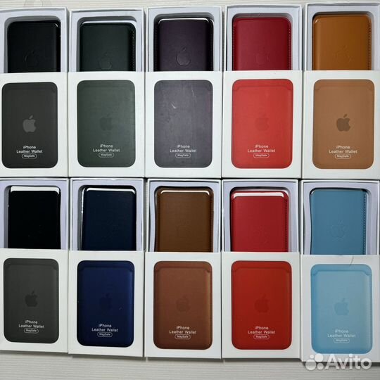 Картхолдер apple Laether Wallet MagSafe