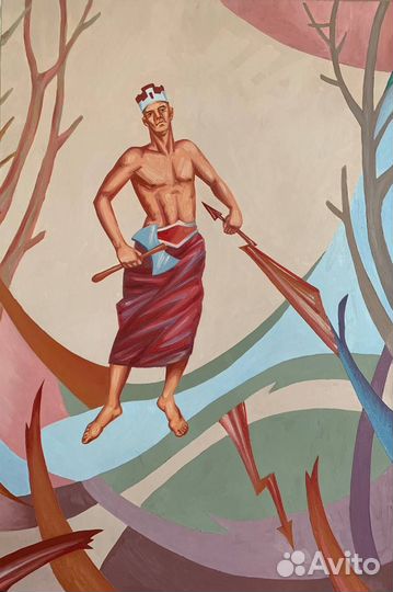 Картины 7 шт. «Философия танца» масло 90x60 см