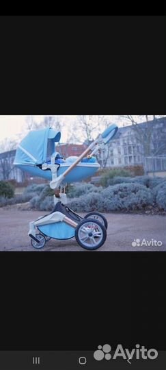 Коляска HOT MOM 360 2В1 экокожа