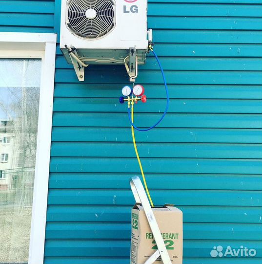 Заправка Сплит-систем фреоном. Ремонт сплит-систем