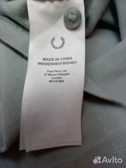 Fred perry поло XL