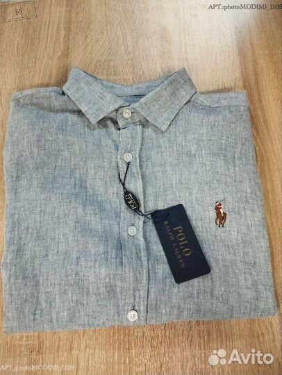 Рубашка Лён Polo Ralph Lauren