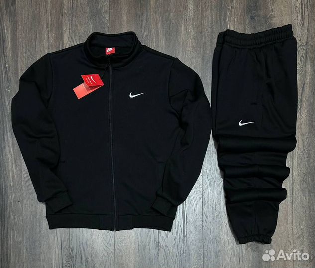 Черный Спортивный костюм Nike на флисе