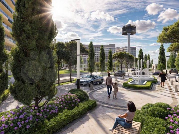 1-к. апартаменты, 33,1 м², 2/8 эт.