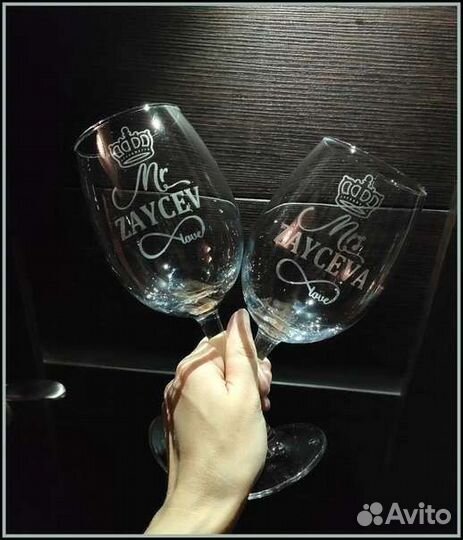 Именные бокалы кружки надписи не стираются