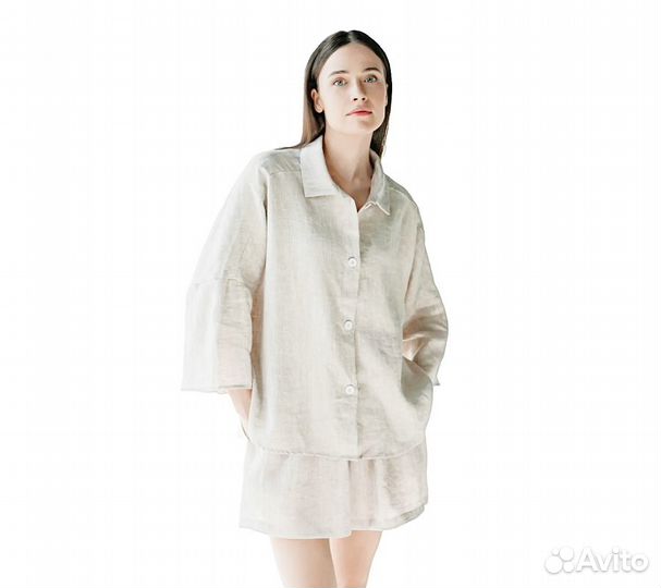 Пижама GoodNight Organic Soul 40-44р, бежевый