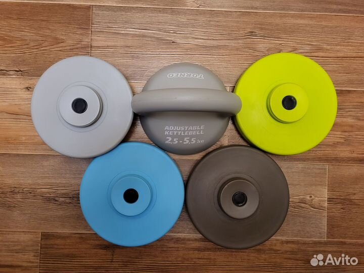 Гиря наборная 2,5-5,5 кг Torneo A-940