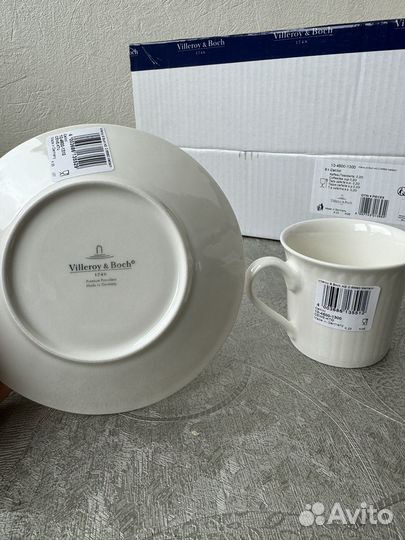 Villeroy boch cellini чайные пары 200 мл