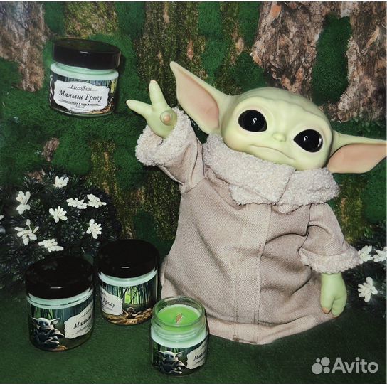 Свеча с деревянным фитилём Fireoffans hello kitty