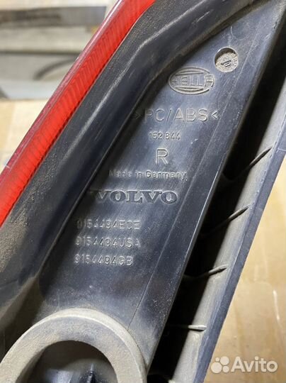 Задние фонари вольво