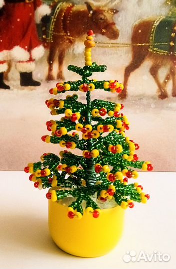 Елочка из бисера
