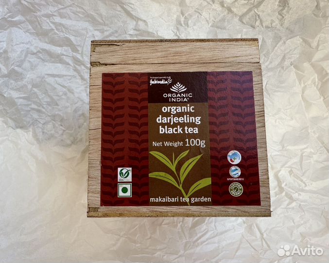 Деревянная коробка от чая