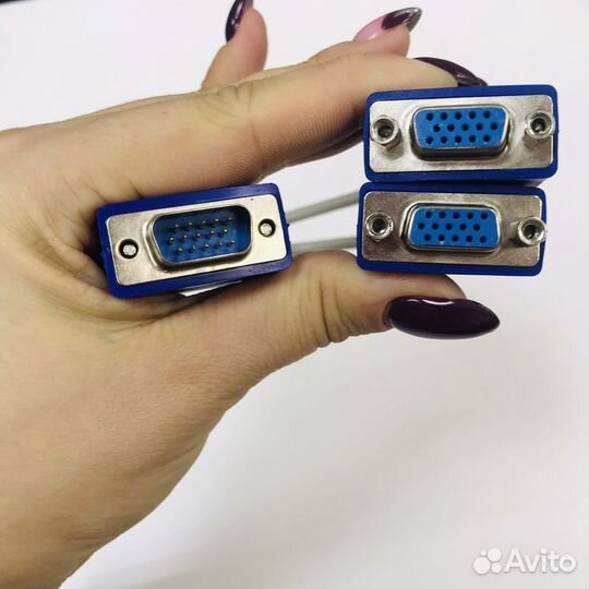 Разветвитель vga 12 (1x15M/2 x15F) 30см