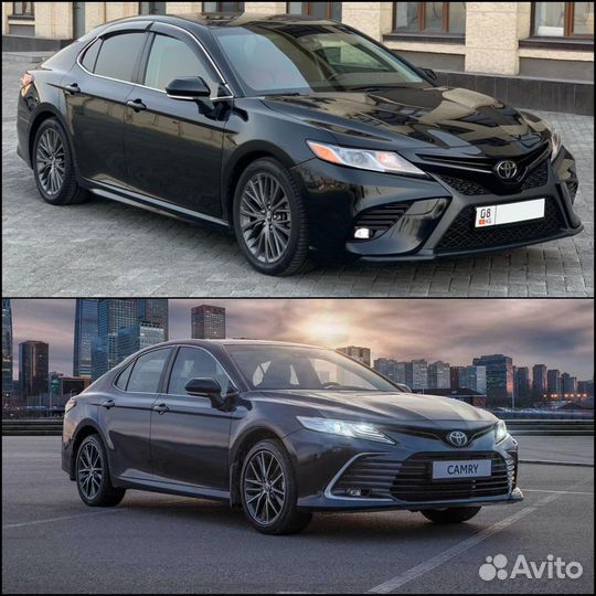 Бампер камри Рестайлинг Camry 70 на 75