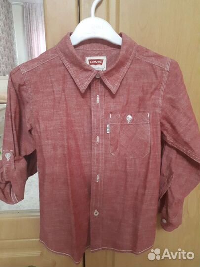 Фирменые рубашки на мальчика