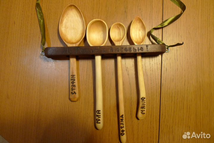 Ложки деревянные из корней и стволов ложечки