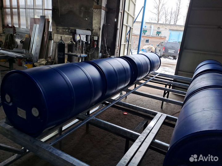 Изготовление понтонов из пластиковых бочек