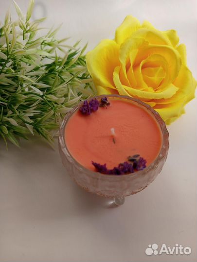 Ароматическая свеча ручной работы