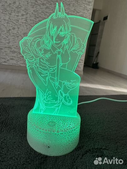 Светильник настольный аниме пауэр