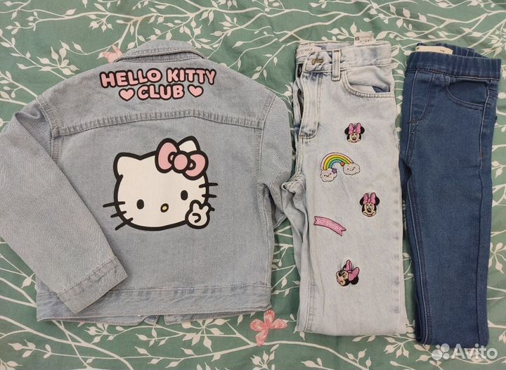 Вещи пакетом на девочку 5 лет 110 р