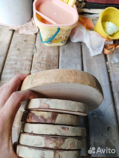 Деревянная Разделочная доска + подставки